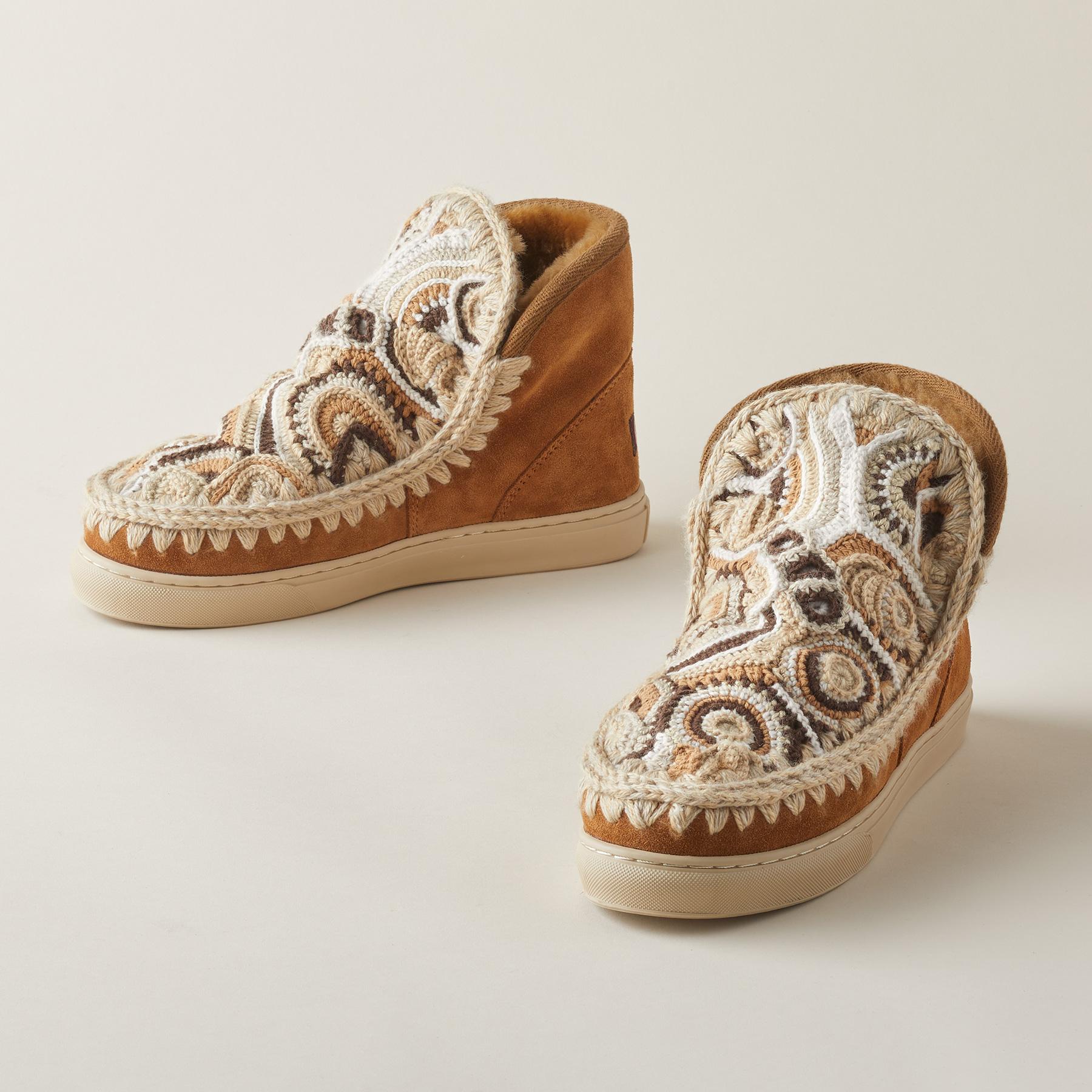 Premium Arctic Crochet Ankle Boots