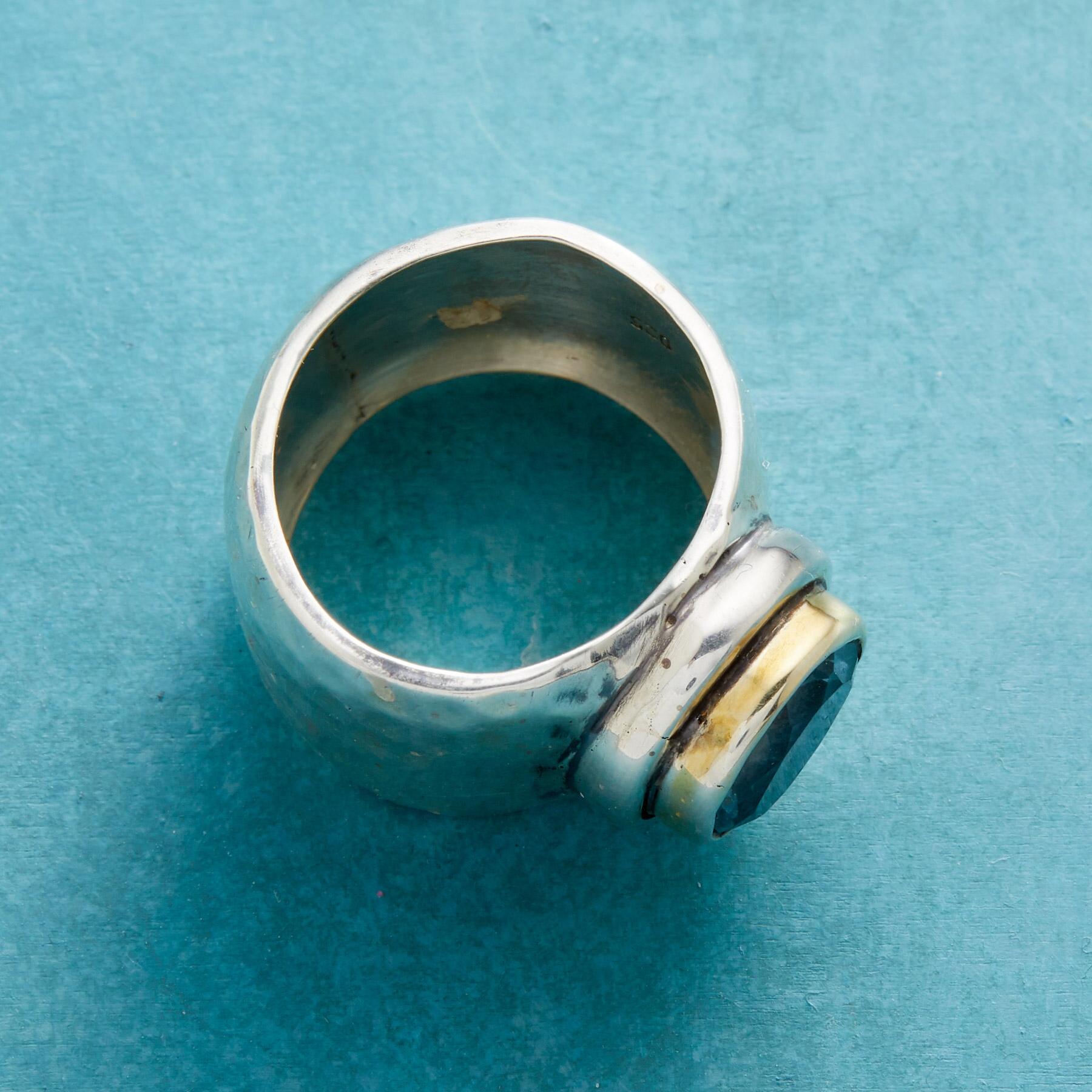 Premium Tipsy Topaz Ring
