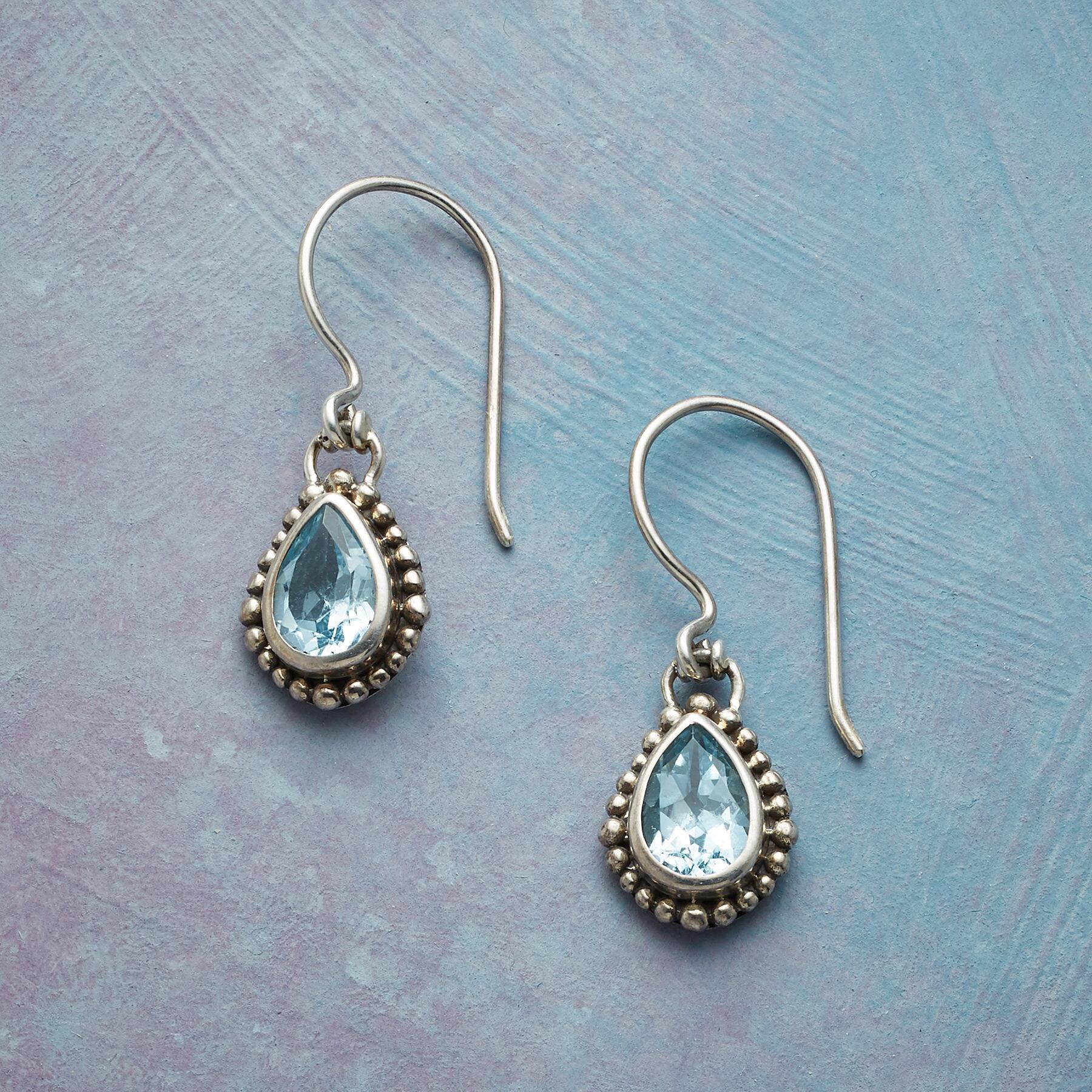 Blue Sparks Earrings