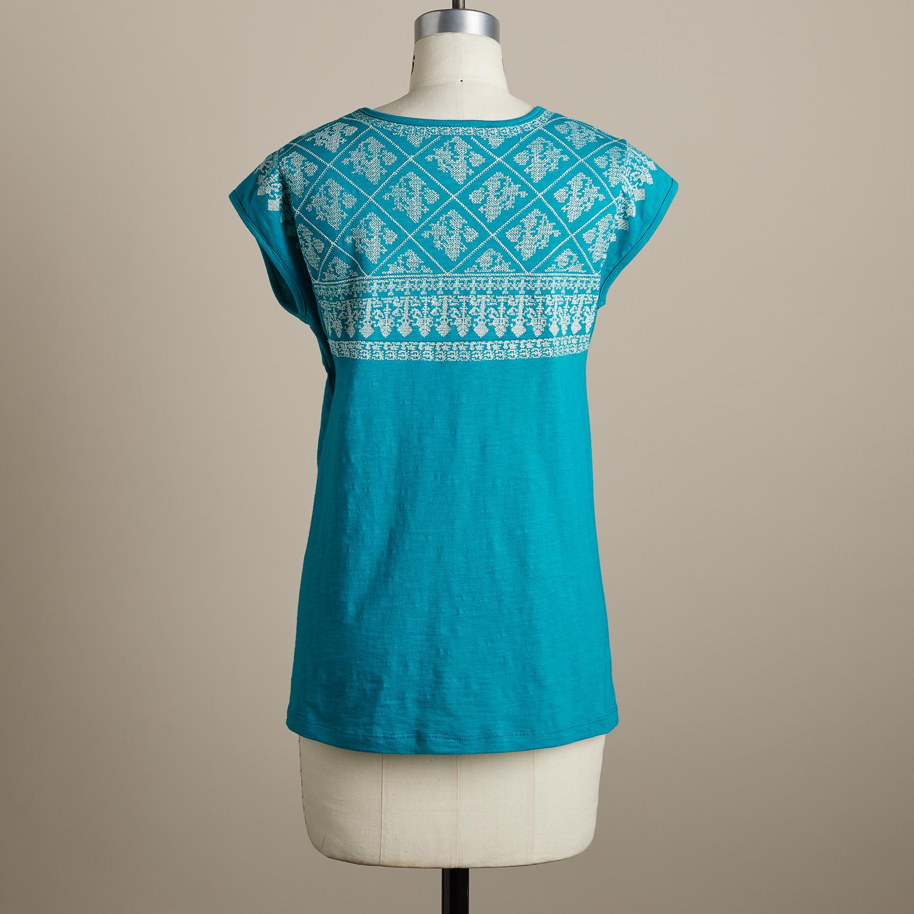 Premium Tayla Embroidered Tee