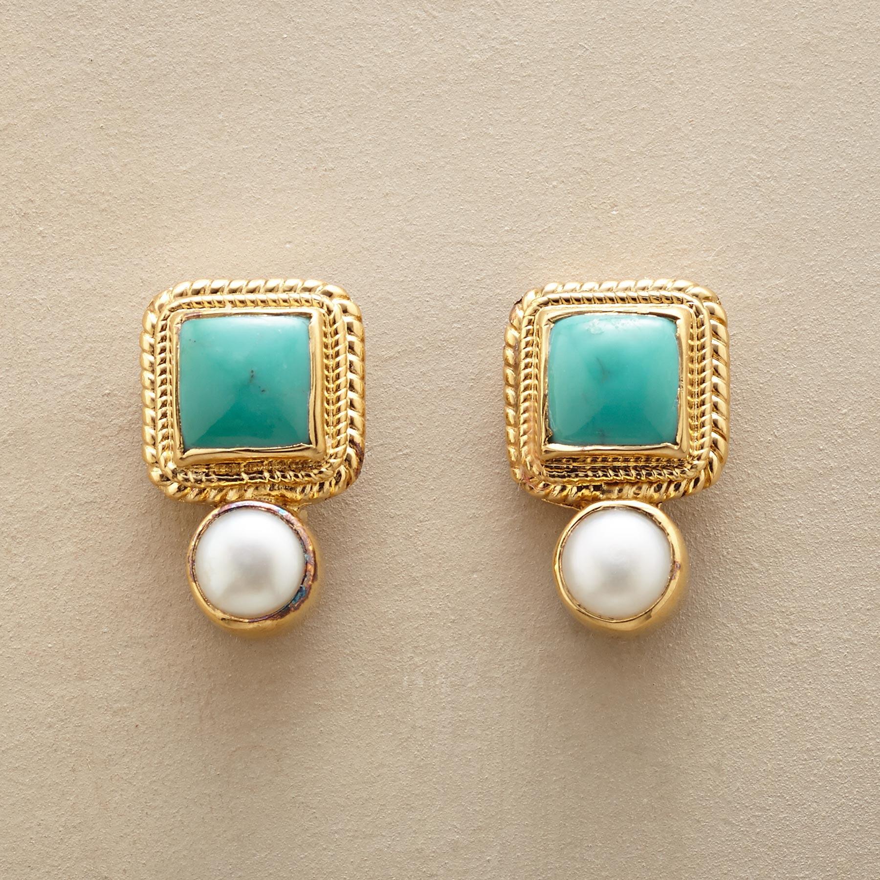Premium Tibetan Turquoise Earrings