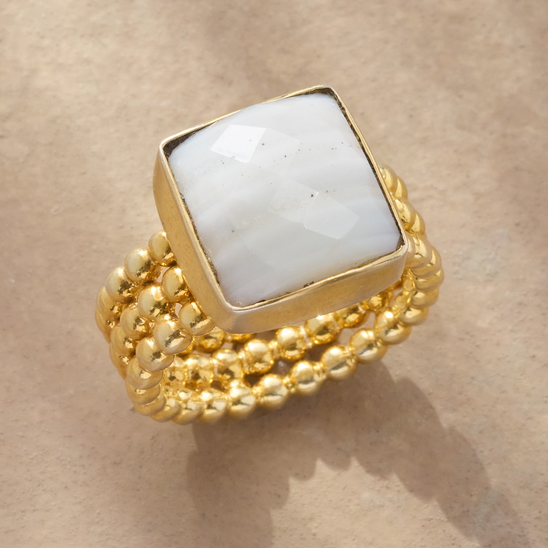 Premium Gossamer Square Ring