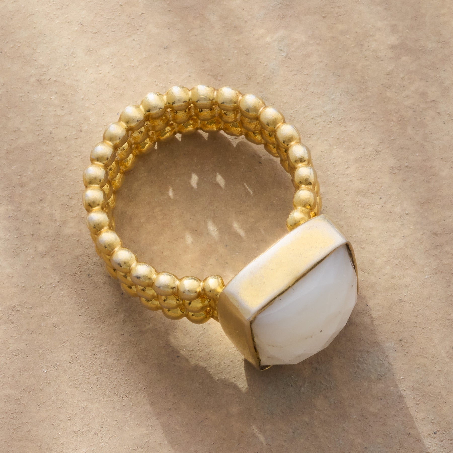 Premium Gossamer Square Ring