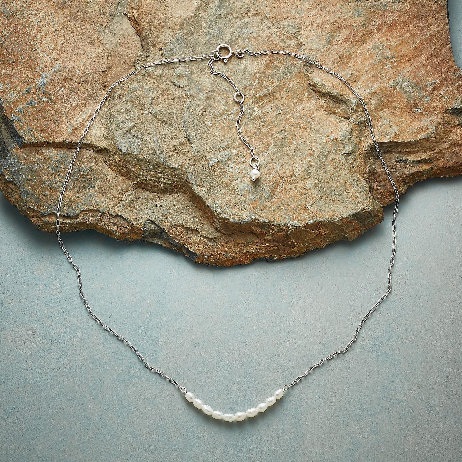 Premium Pearly White Necklace