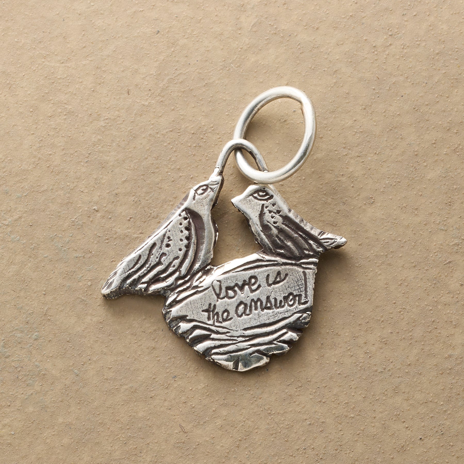 Premium Silver Love Nest Charm