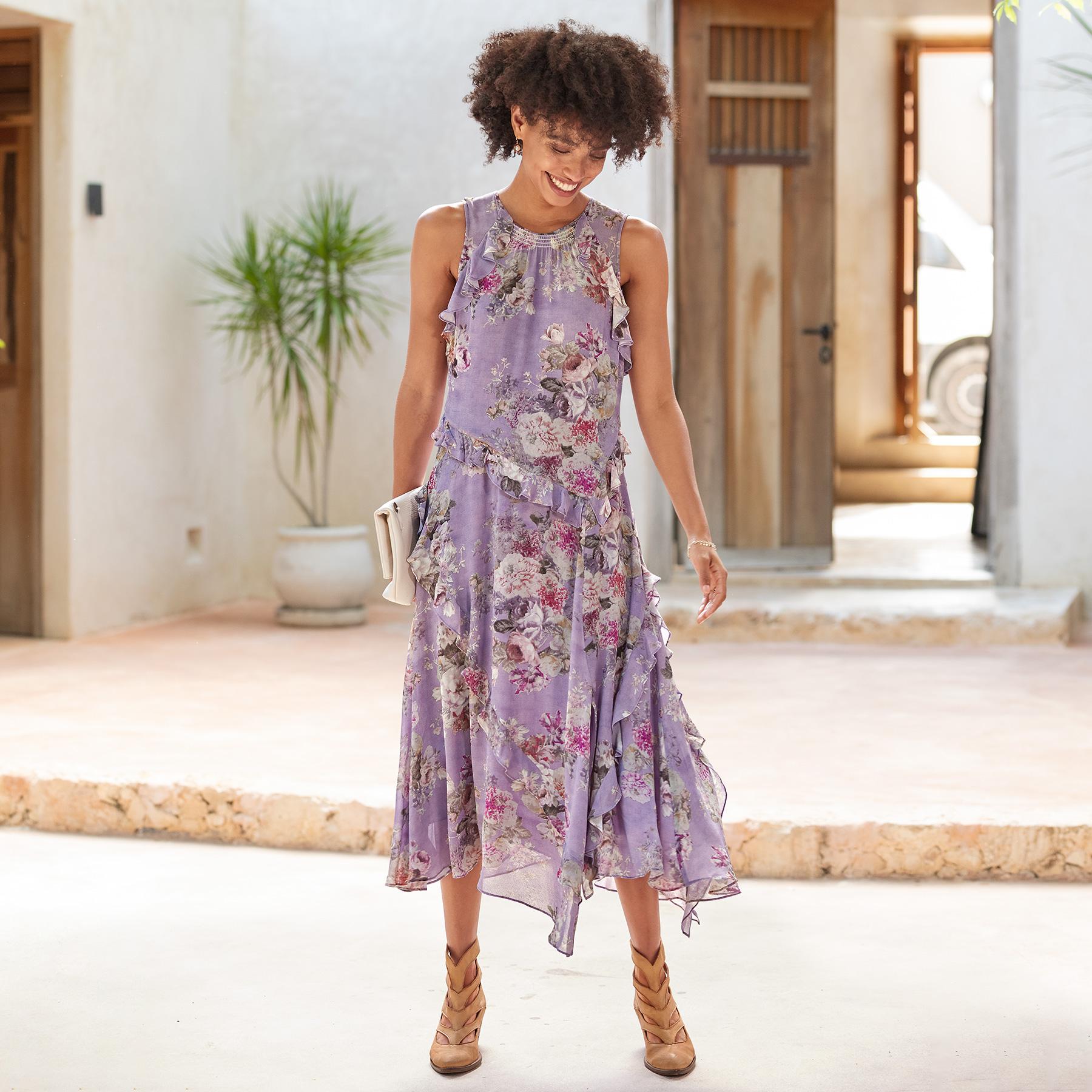 Premium Faye Floral Dress